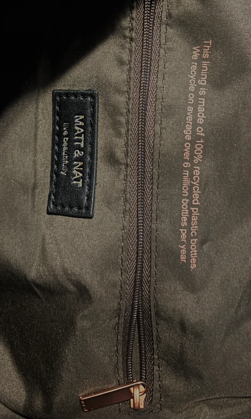 Stylish Matt & Nat Black Backpack image indicator(6)