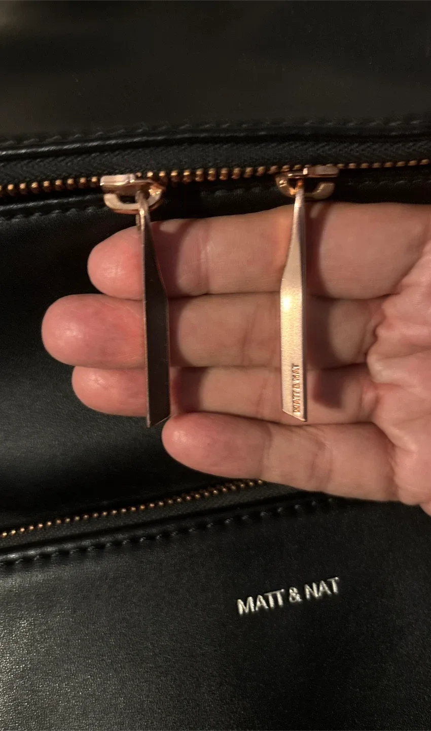 Stylish Matt & Nat Black Backpack image indicator(4)