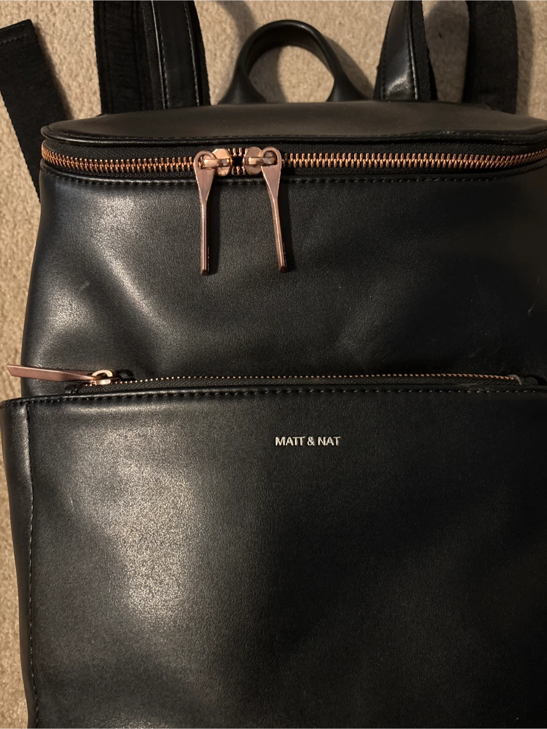 Stylish Matt & Nat Black Backpack - photo 2