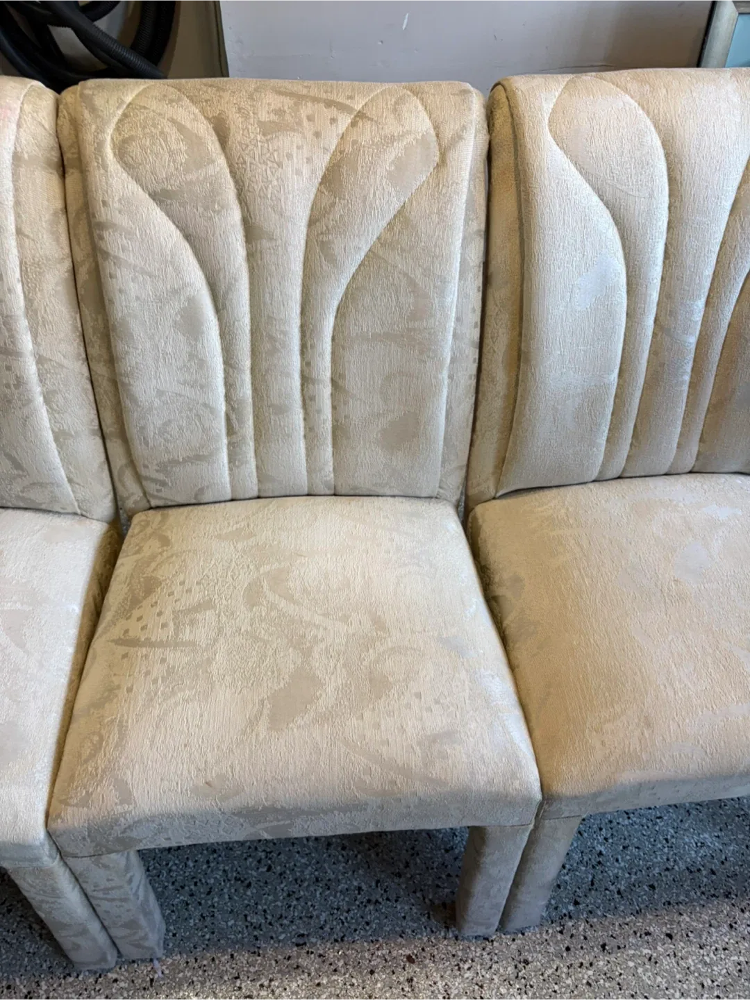 Set of 3  Chairs - Beige Fabric image indicator(2)