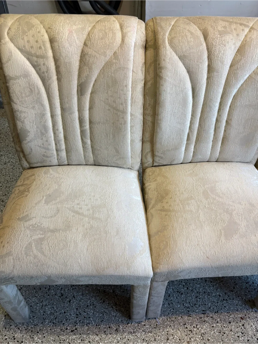 Set of 3  Chairs - Beige Fabric image indicator(3)