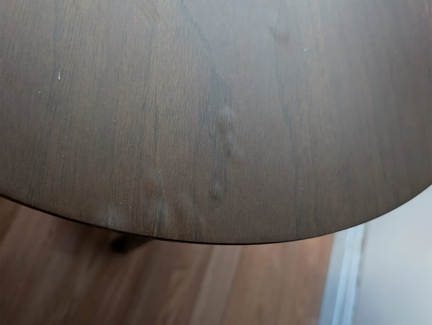 Structube Walnut Round Side Table image indicator(3)