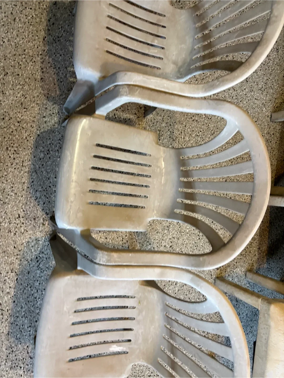 Outdoor Plastic Chairs - Set of 3 image indicator(4)