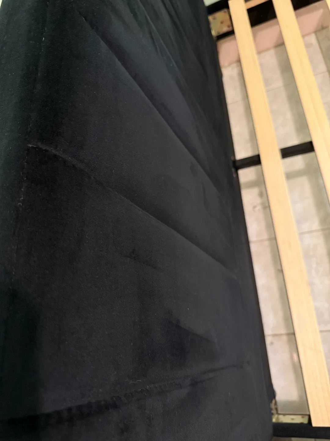 Black Velvet Bed Frame( Full size) image indicator(2)