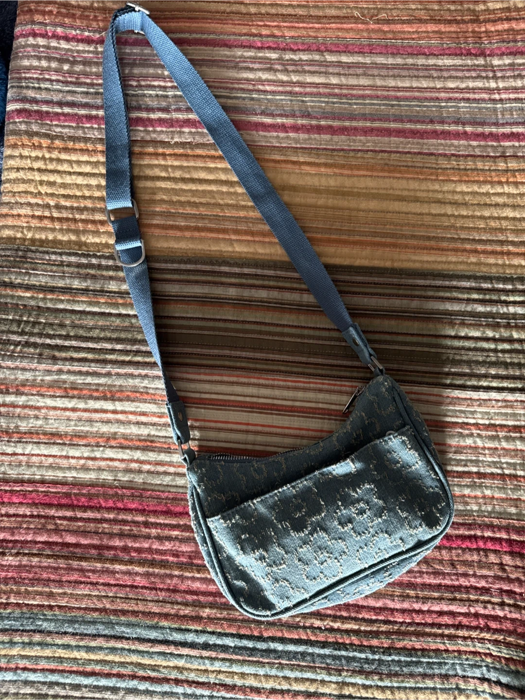Wild Fable Blue Denim Shoulder Bag