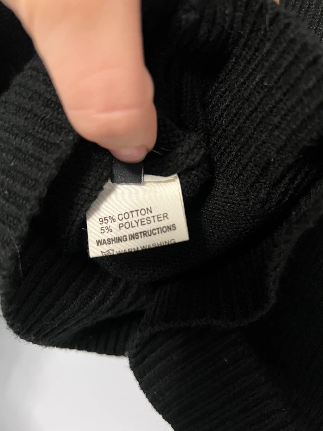 Black Ruffle Blouse with White Trim - photo 4