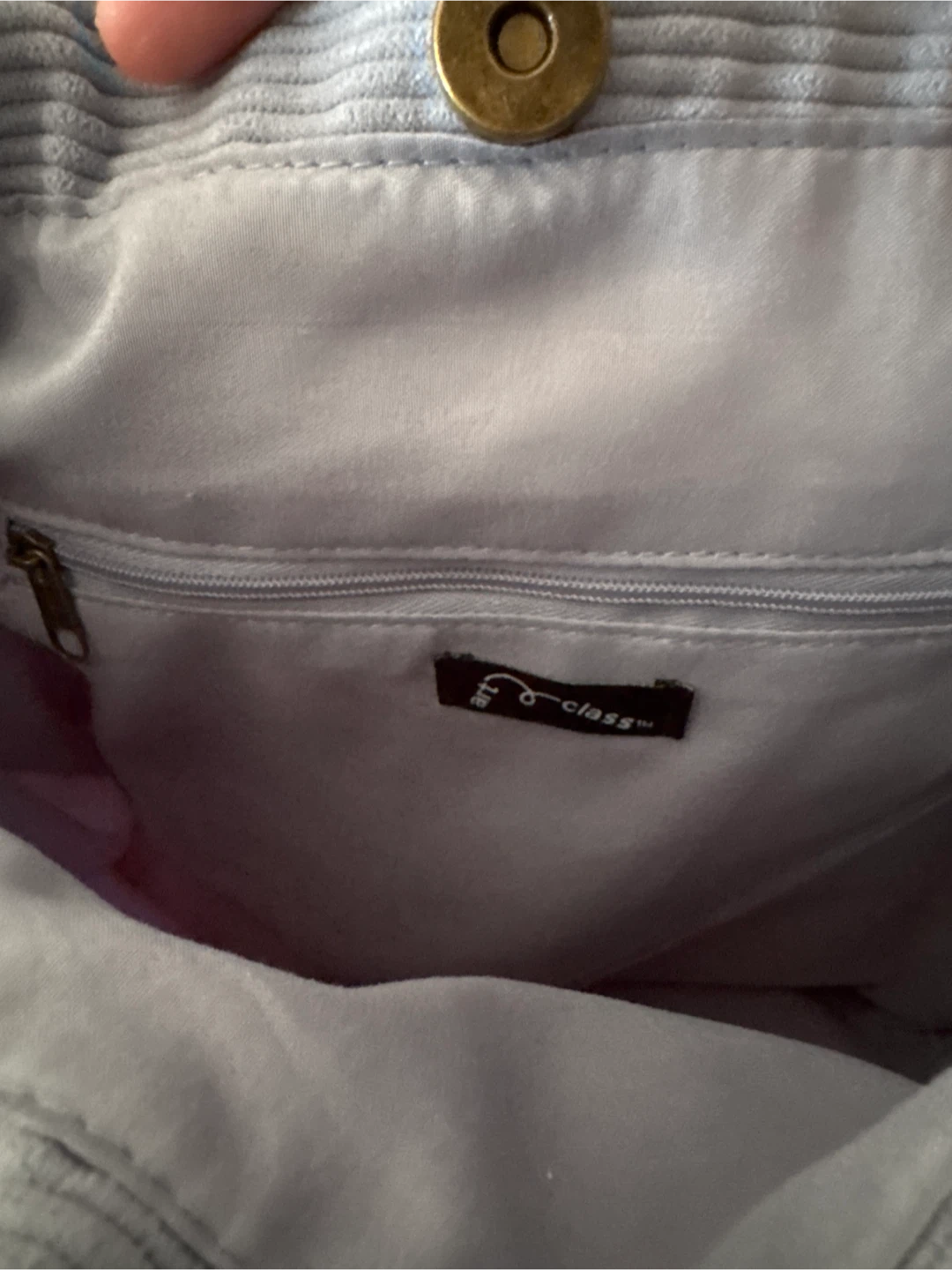 a.class Corduroy Patchwork Tote Bag - photo 3