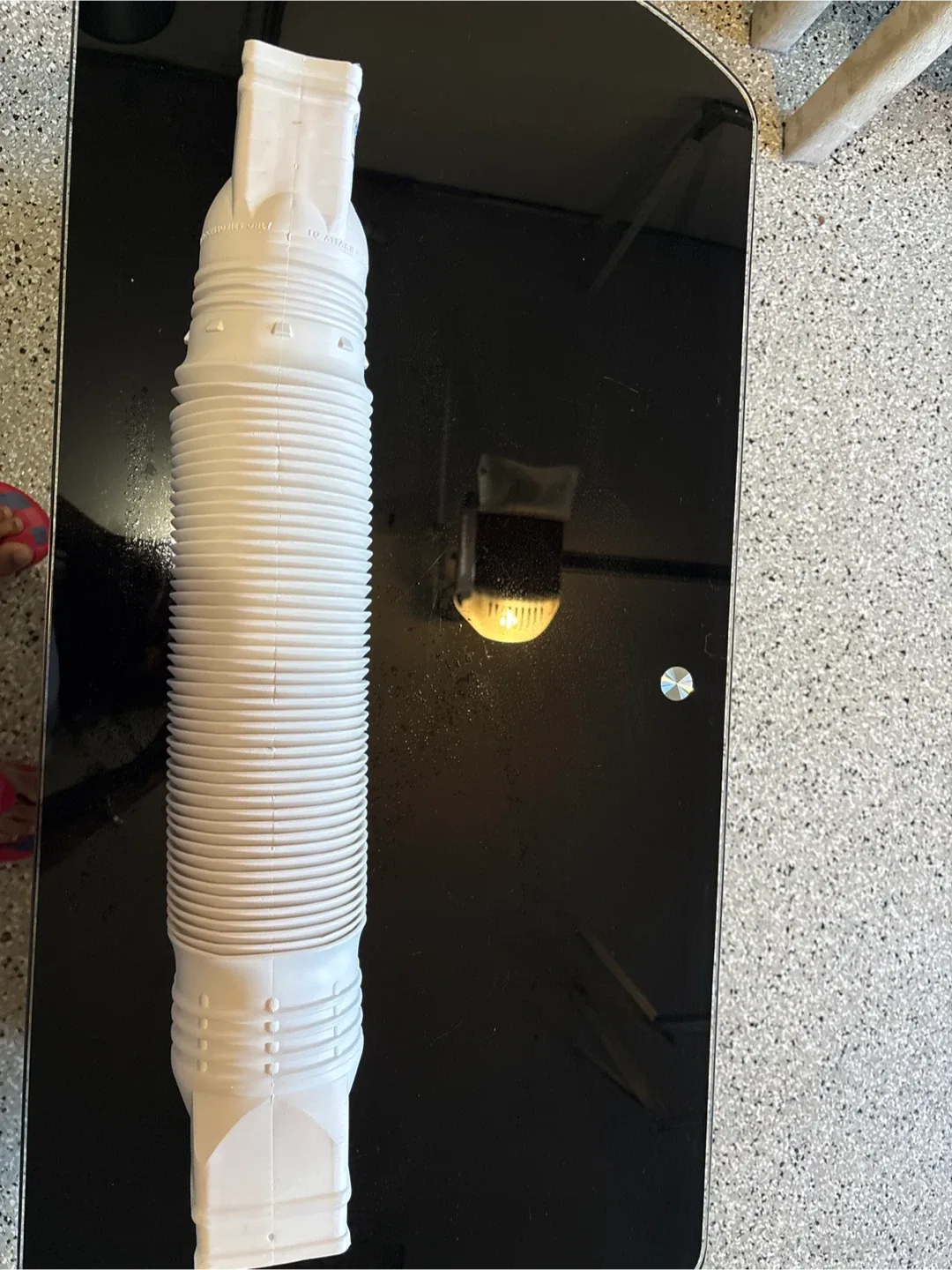 White Corrugated Flexible Drain Pipe thumbnail