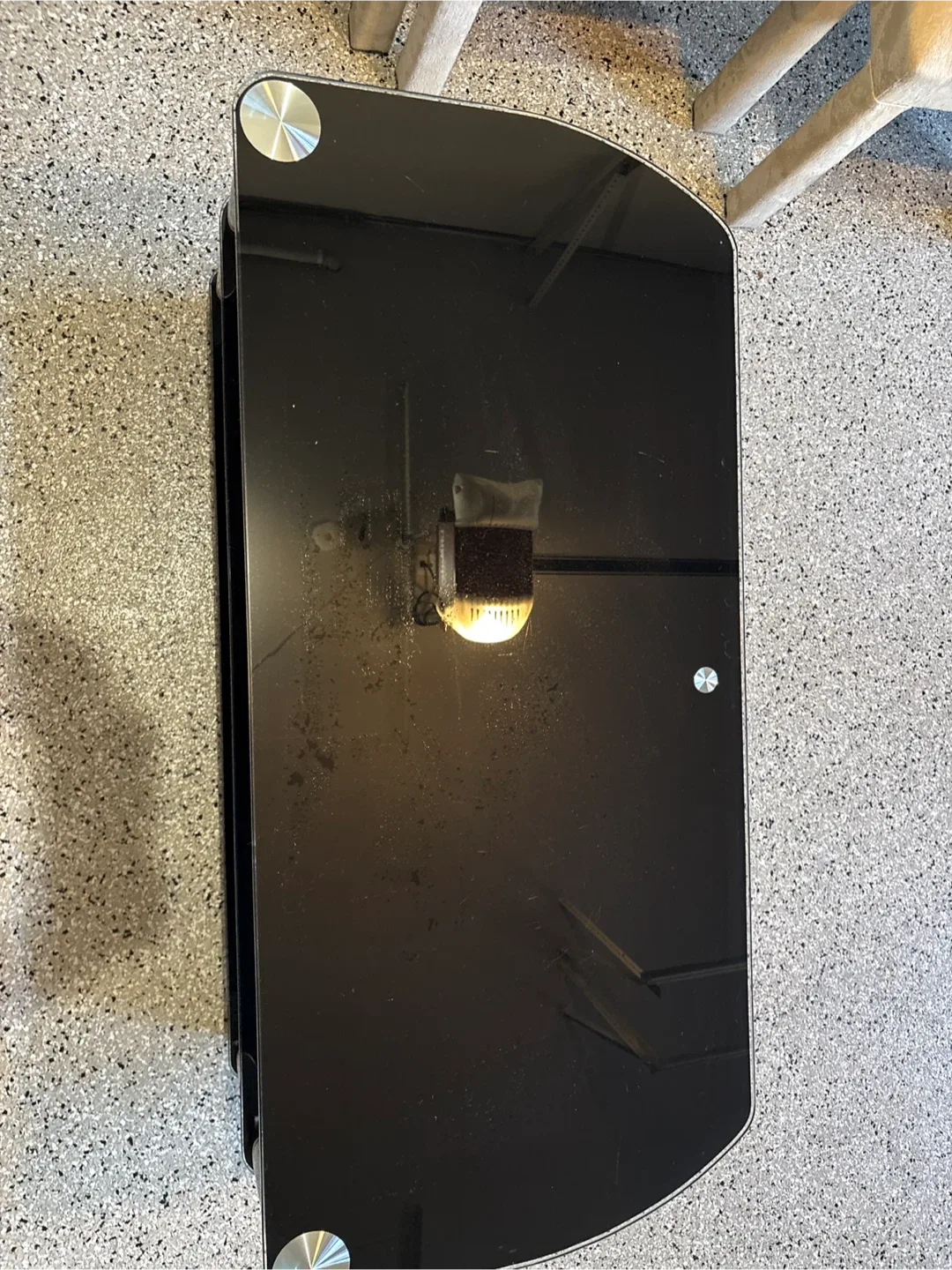 Black Glass TV Stand image indicator(2)