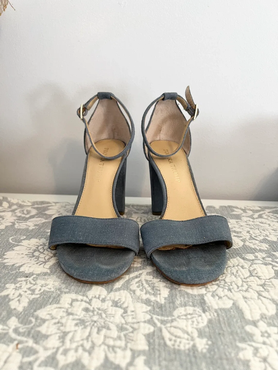 Ivanka Trump Denim Blue Heels - Size 6 image indicator(2)