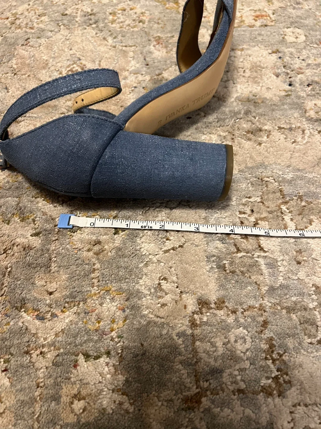 Ivanka Trump Denim Blue Heels - Size 6 image indicator(7)