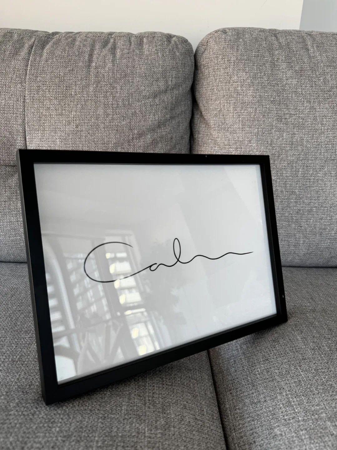 Calm Framed Print - Black Frame thumbnail