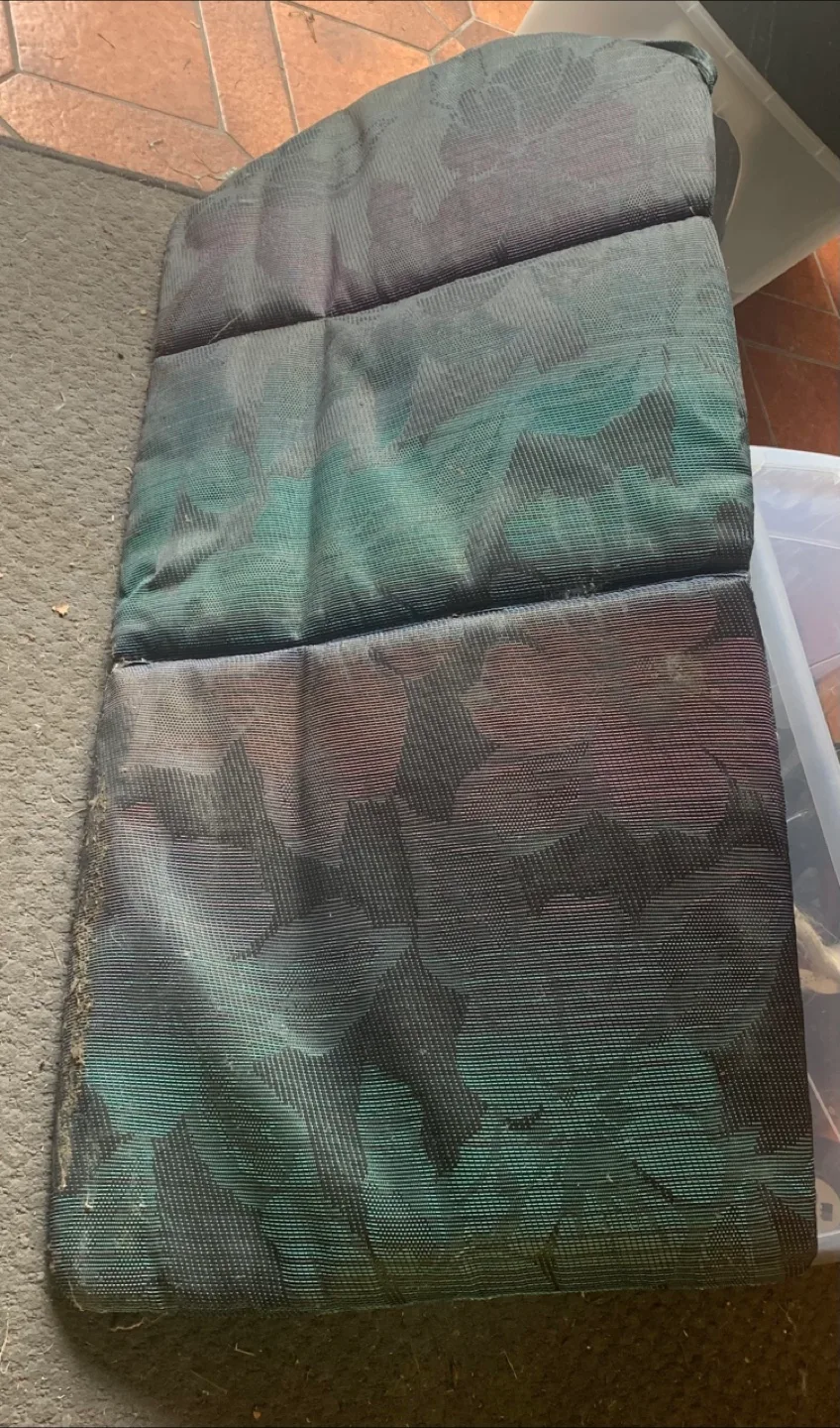 4 thinner patio chair cushions