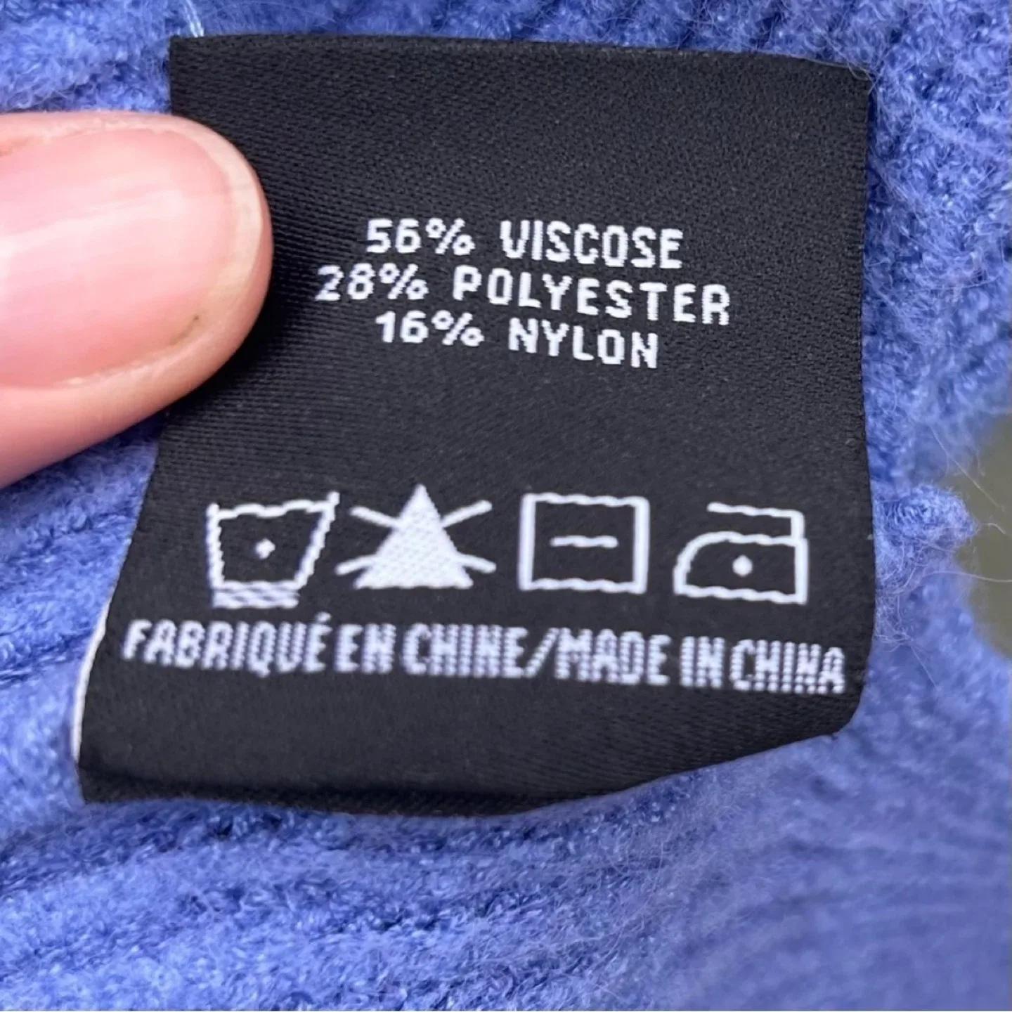 Colori Knit Cowl Neck Long Sleeve Fitted Sweater Womens Size S image indicator(6)