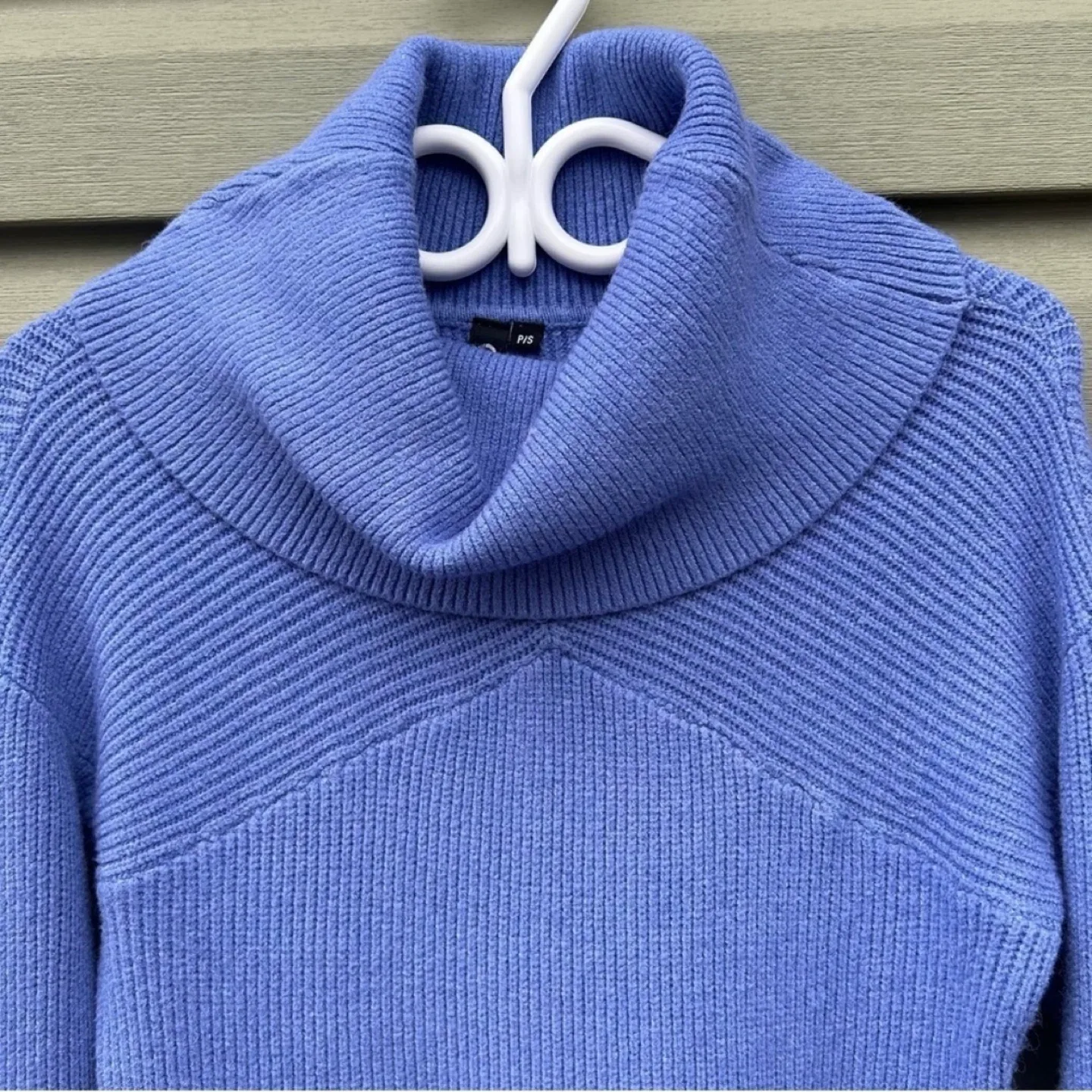 Colori Knit Cowl Neck Long Sleeve Fitted Sweater Womens Size S image indicator(2)