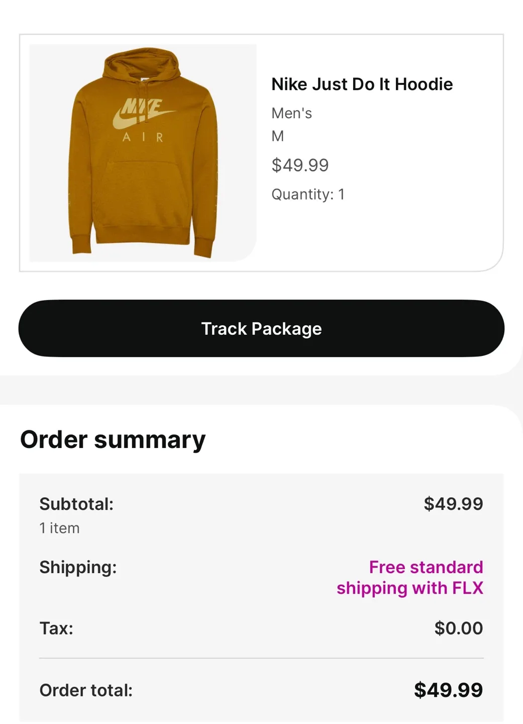 Nike Air Mustard Hoodie Men’s Brand New size M image indicator(3)