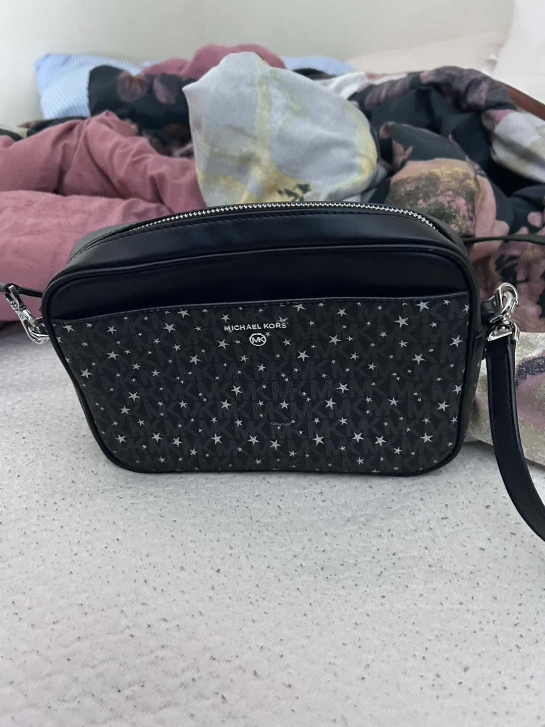 Michael Kors Black Star Crossbody Bag image indicator(3)