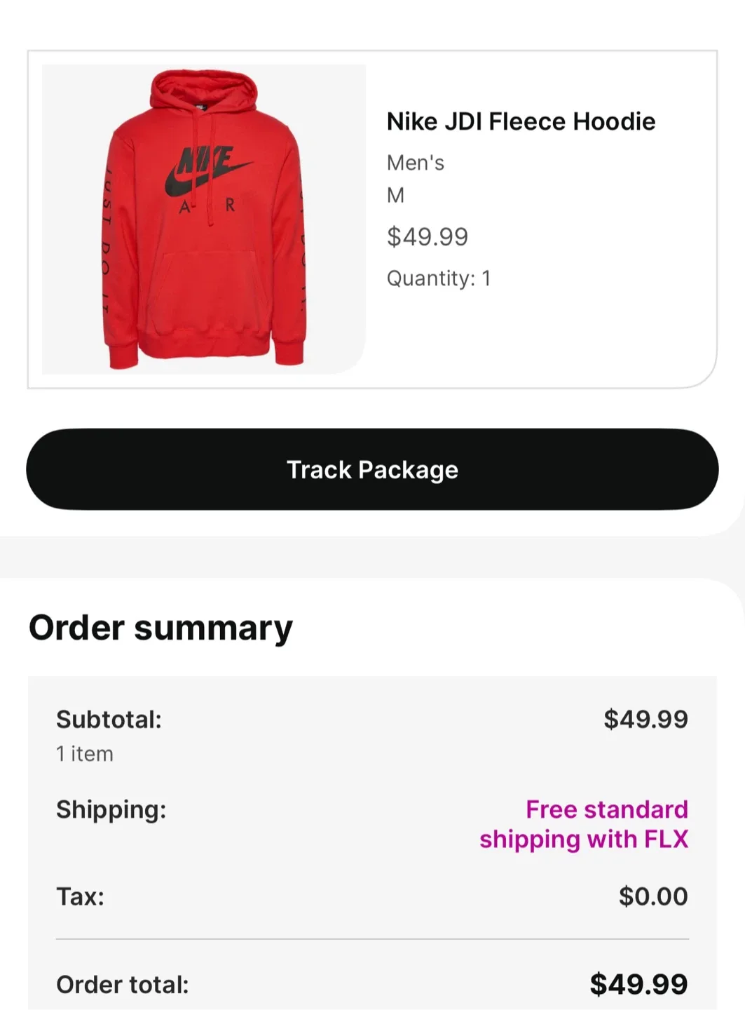 Nike Air Red Hoodie - Men’s Size Medium Brand New image indicator(3)