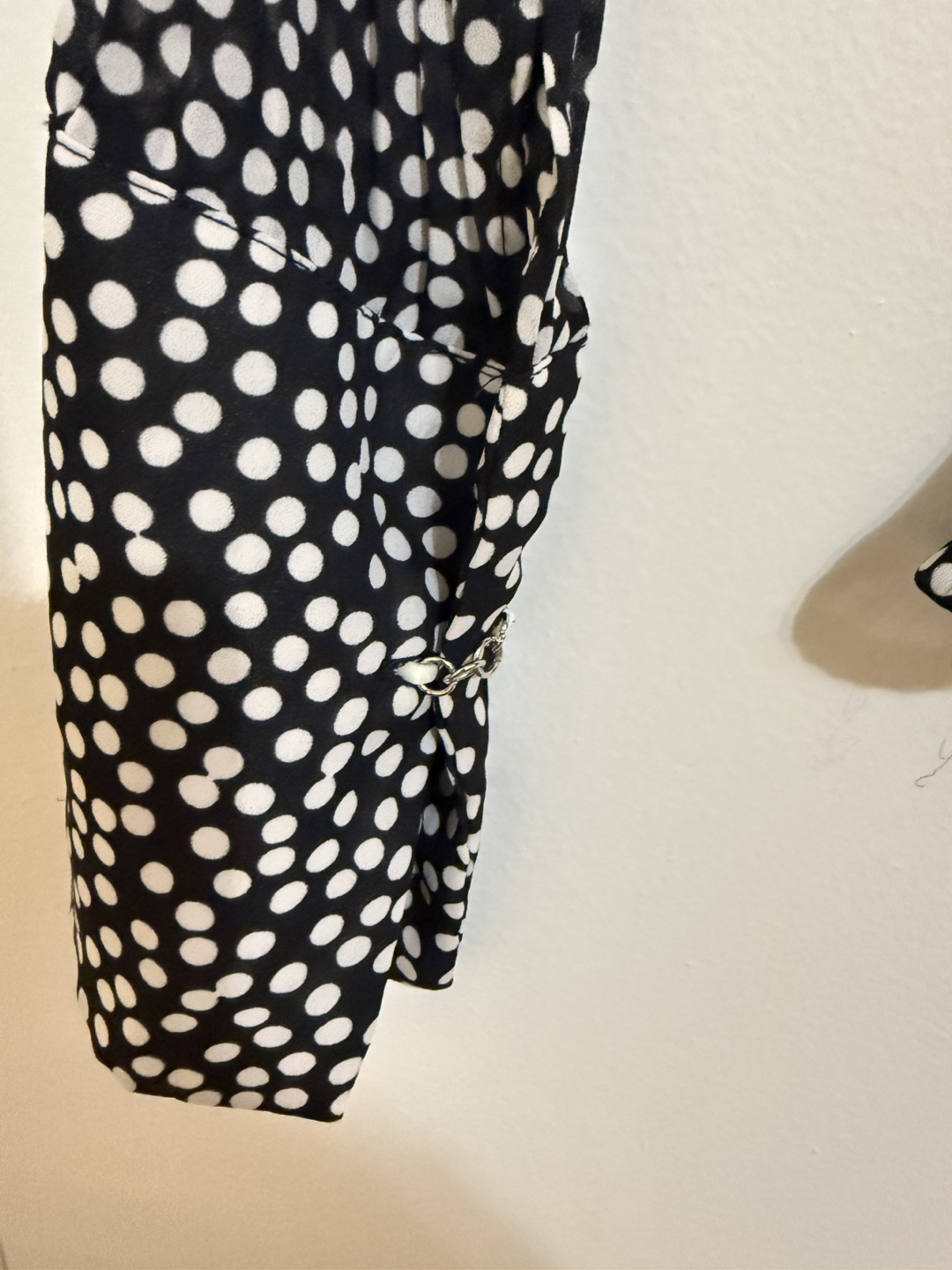 Polka Dot Blouse - Black and White - photo 2