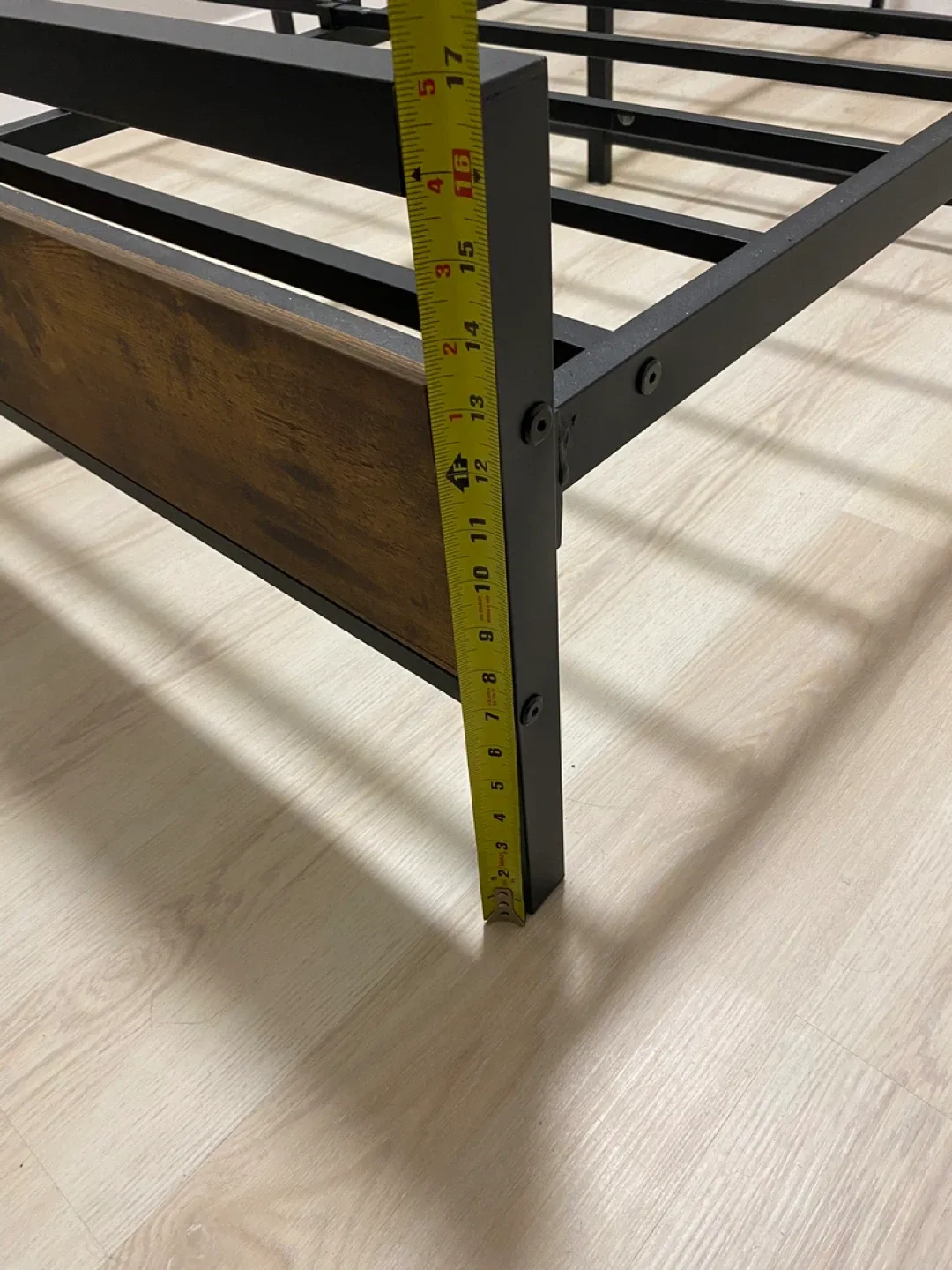 Metal and Wood Bed Frame image indicator(3)