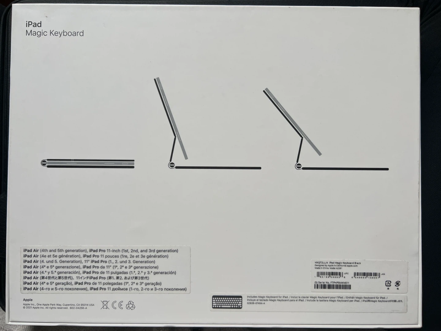 Apple iPad 11 Magic Keyboard - Black - photo 5