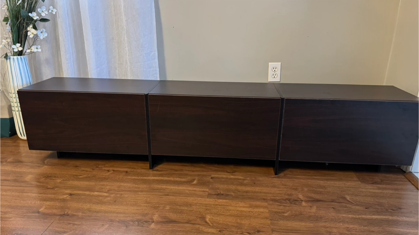 Dark Brown TV Stand / Storage Unit