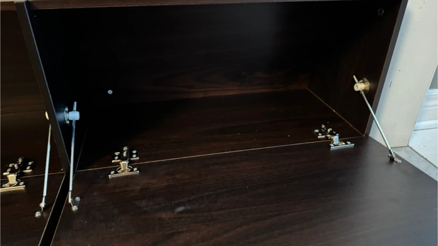 Dark Brown TV Stand / Storage Unit - photo 3