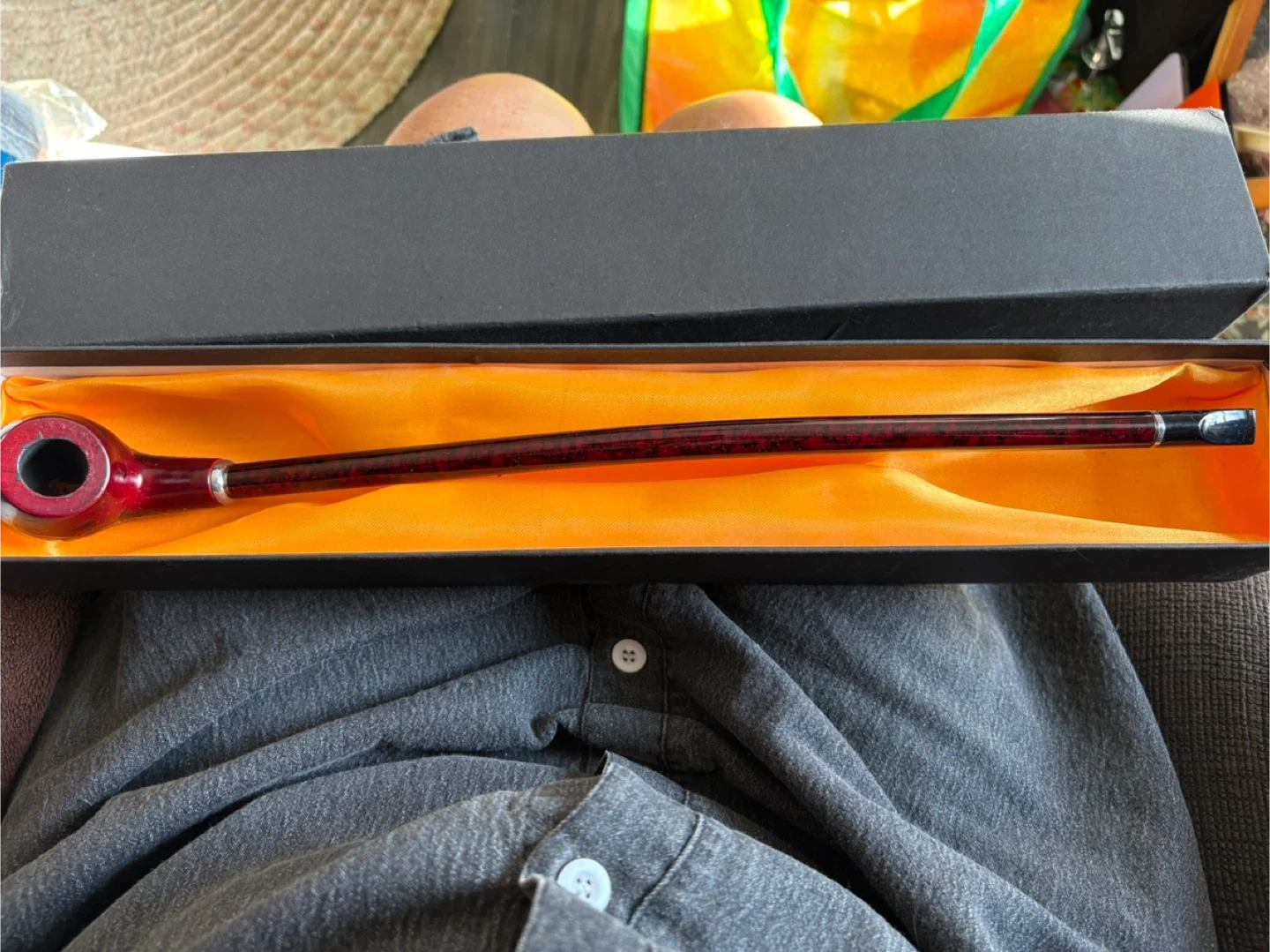 High-Quality Smoking Pipe with Box