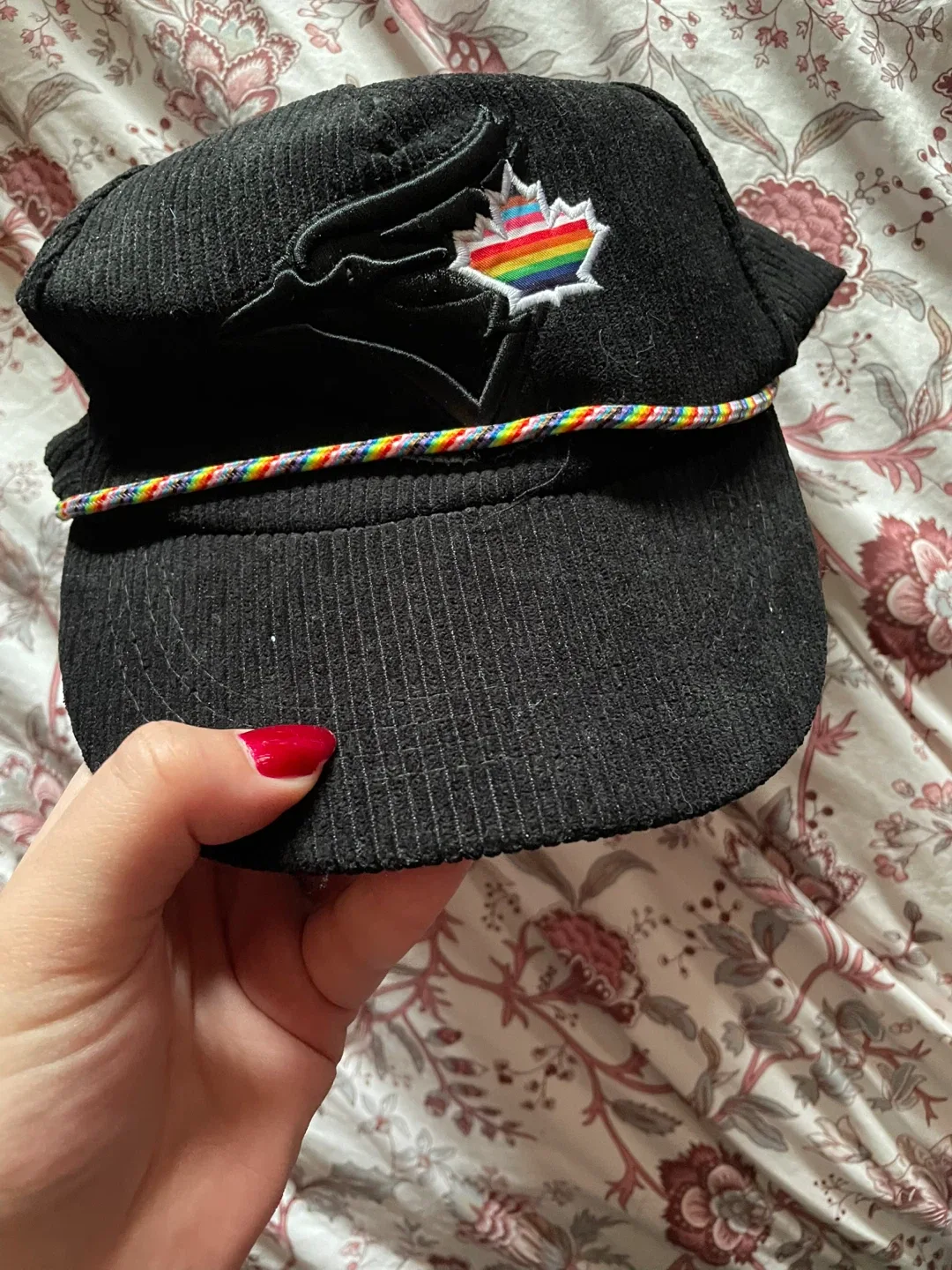 TD Blue Jays Black Pride Corduroy Hat thumbnail