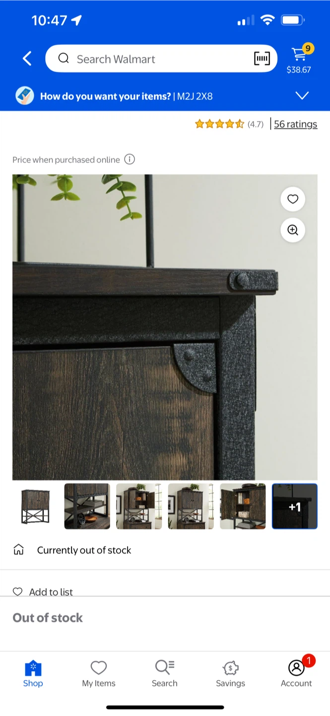 Sauder Hutch cabinet BNWT BRAND NEW SEALED IN BOX - photo 3