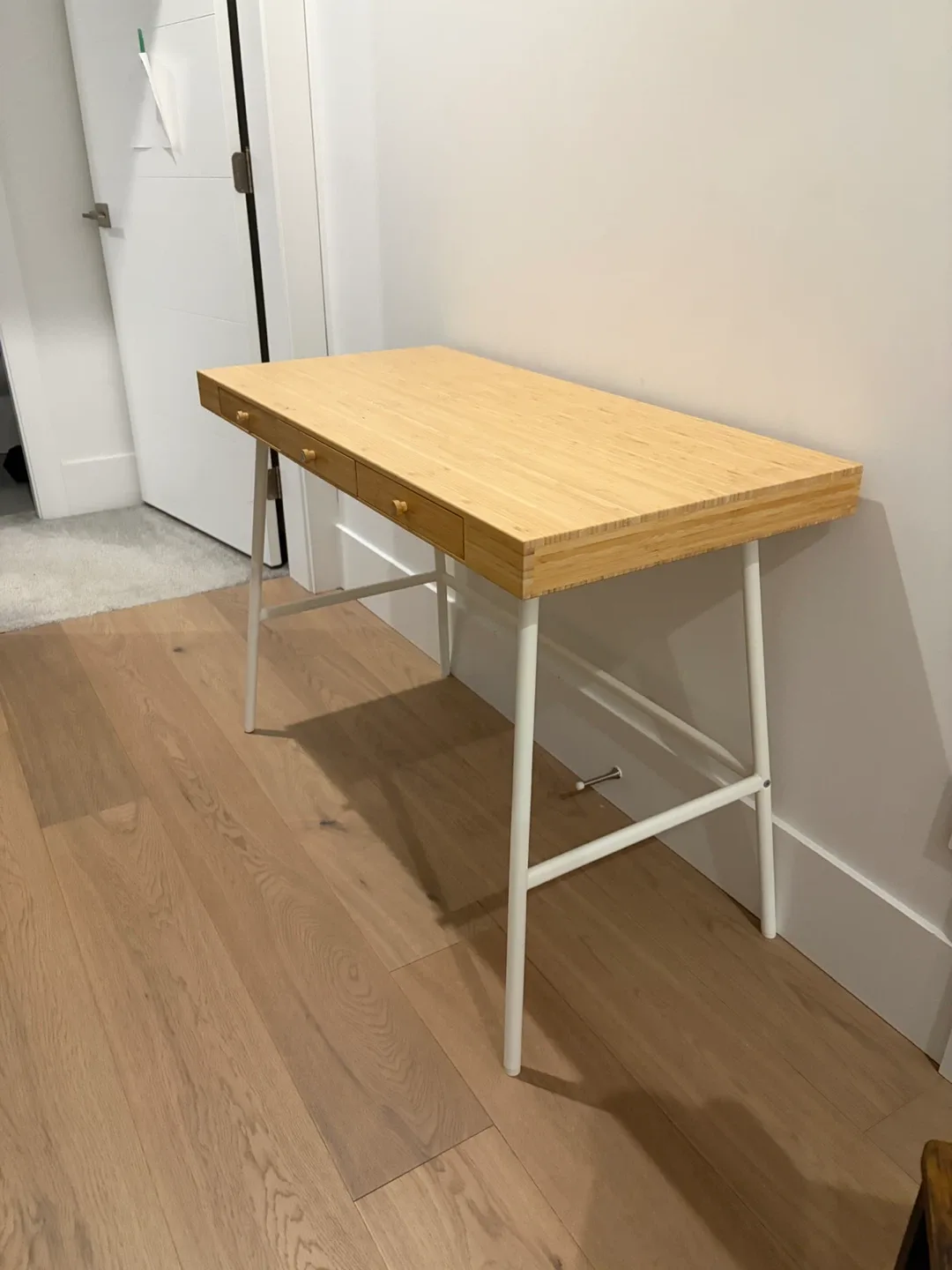 IKEA Bamboo Desk - 40 1/8x19 1/4" image indicator(4)