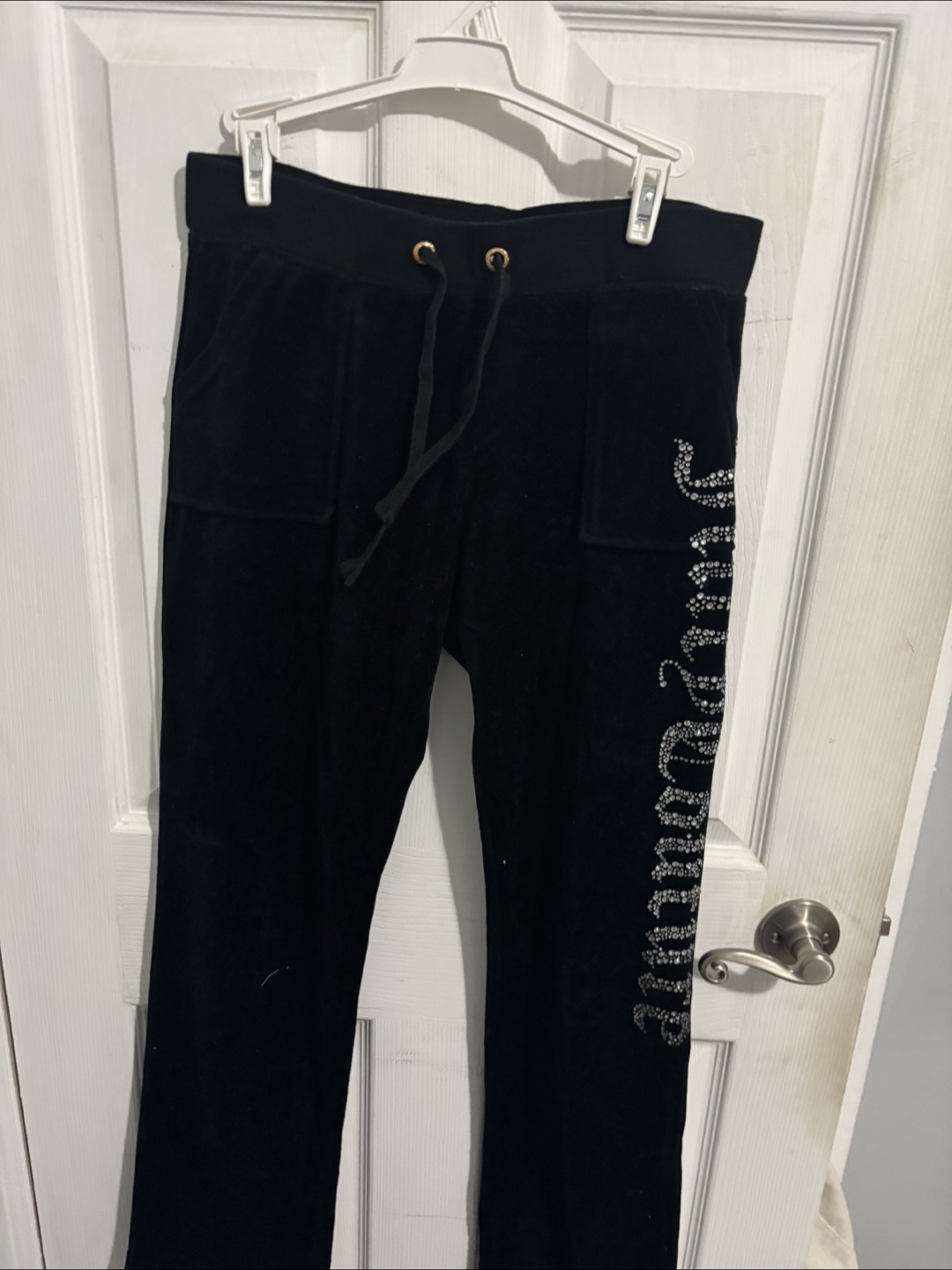 Juicy Couture Black Velour Tracksuit Set - photo 3