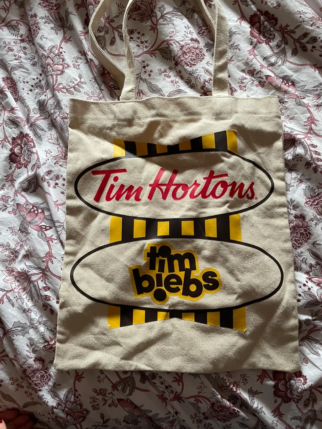 Tim Hortons Tim Biebs Tote Bag thumbnail
