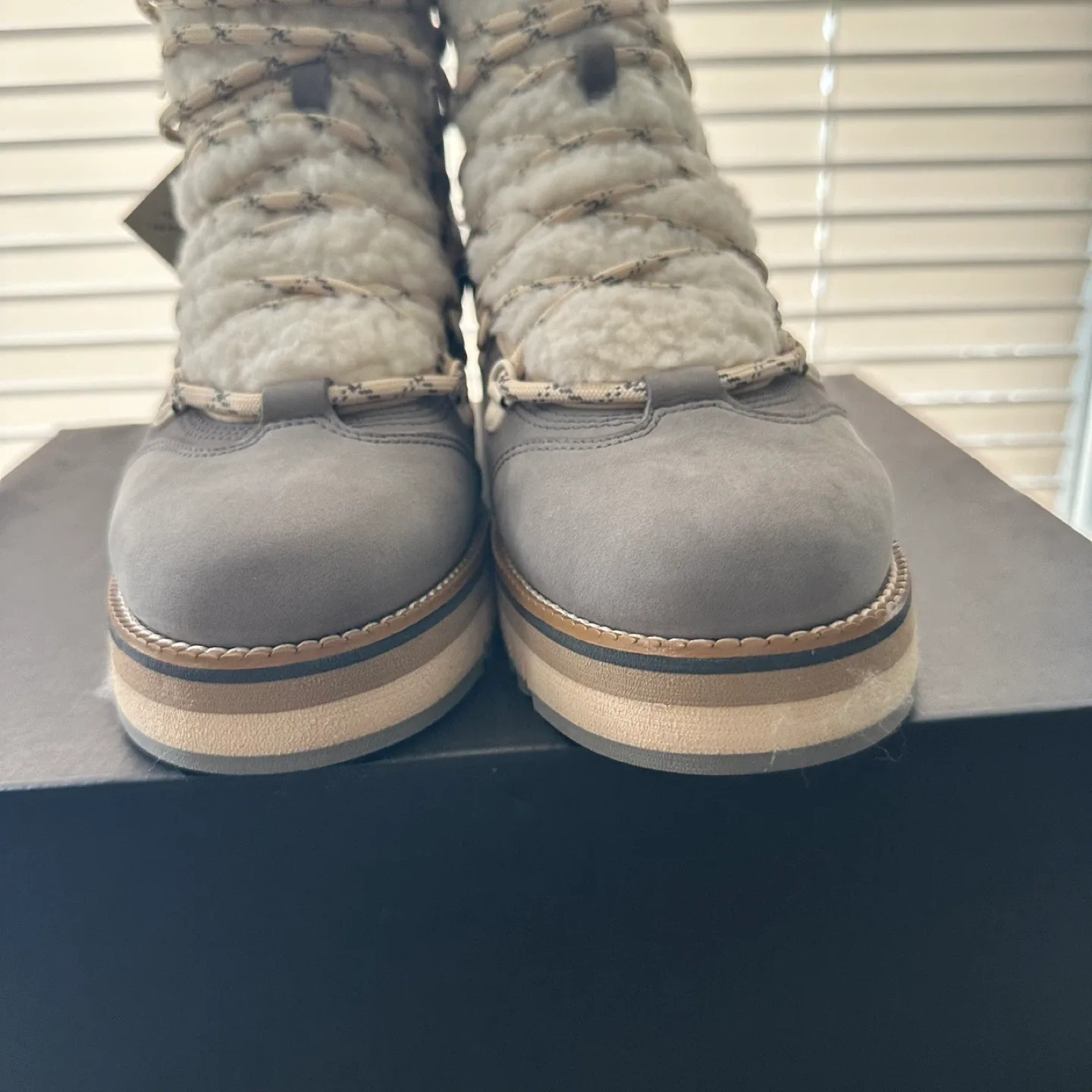 Cole Haan Gray Waterproof Hiker Boot image indicator(2)