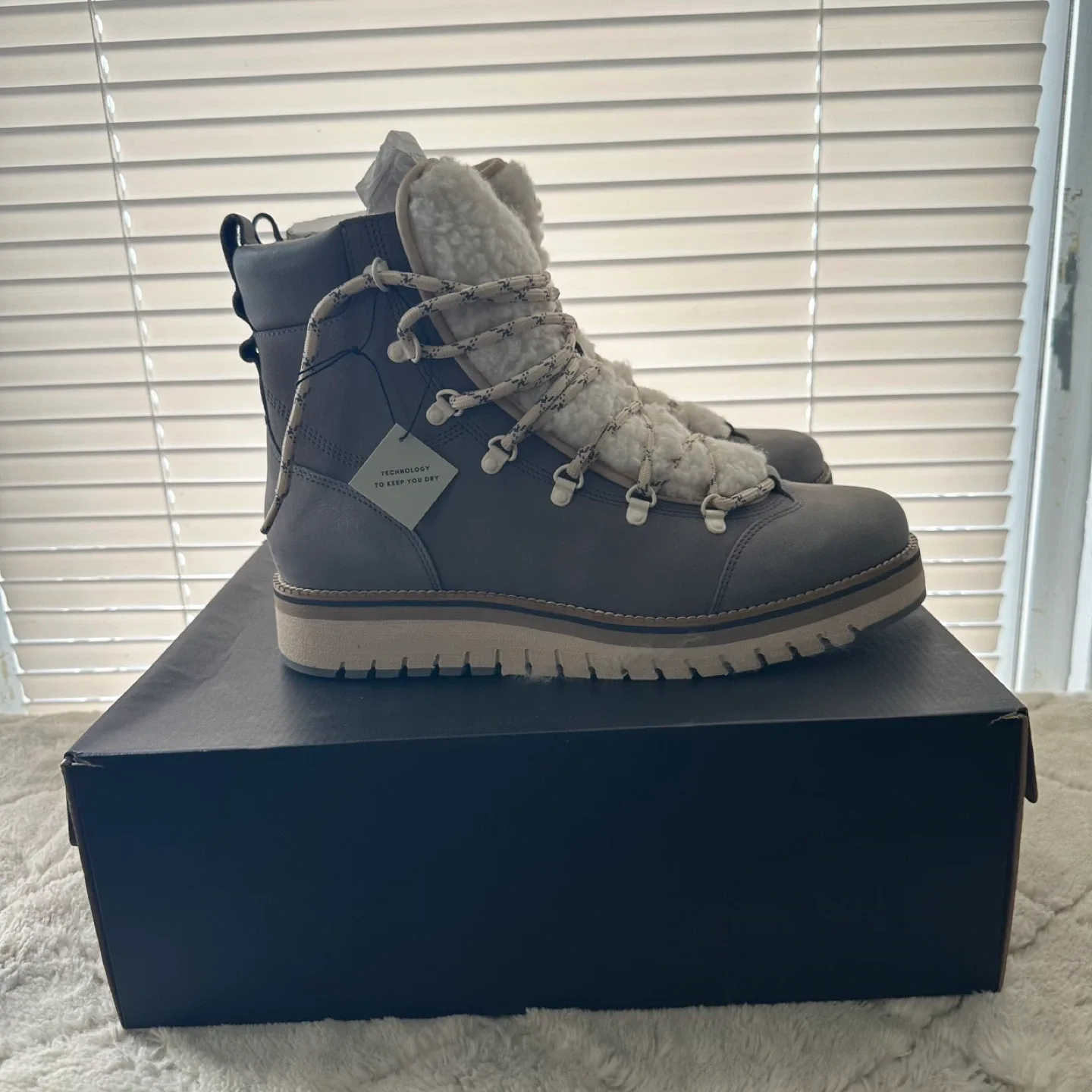 Cole Haan Gray Waterproof Hiker Boot image indicator(5)