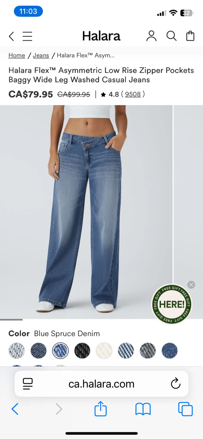Halara Flex Asymmetric Low Rise Jeans - photo 4