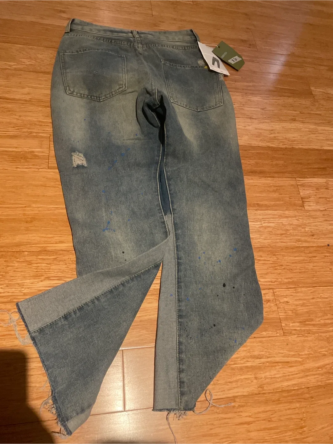 Brand new Amiri Distressed Flare Jeans image indicator(3)