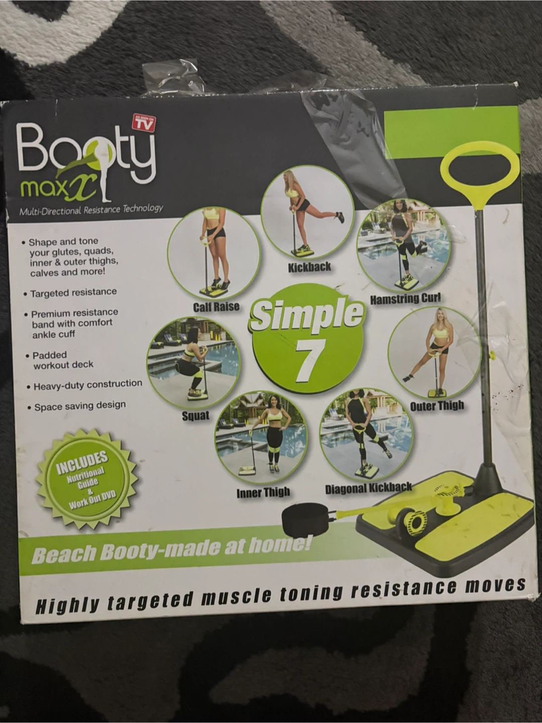 Booty Maxx Home Workout Resistance Band Training - photo 3