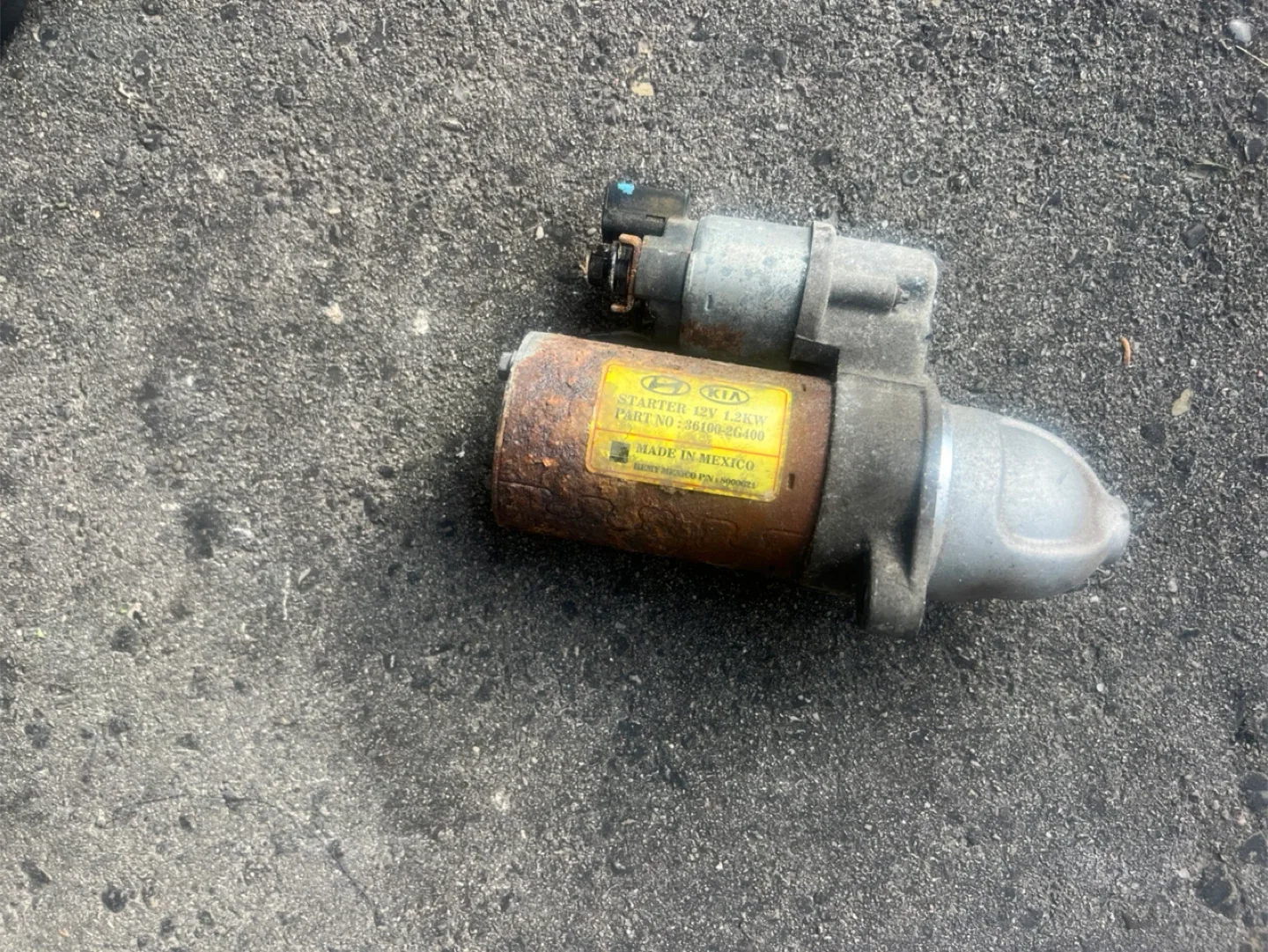 Hyundai. Santa Fe Starter 12V L2KU image indicator(2)