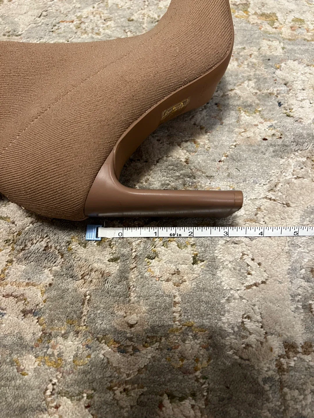 Call It Spring Beige Sock Boots - Size 8.5 image indicator(6)