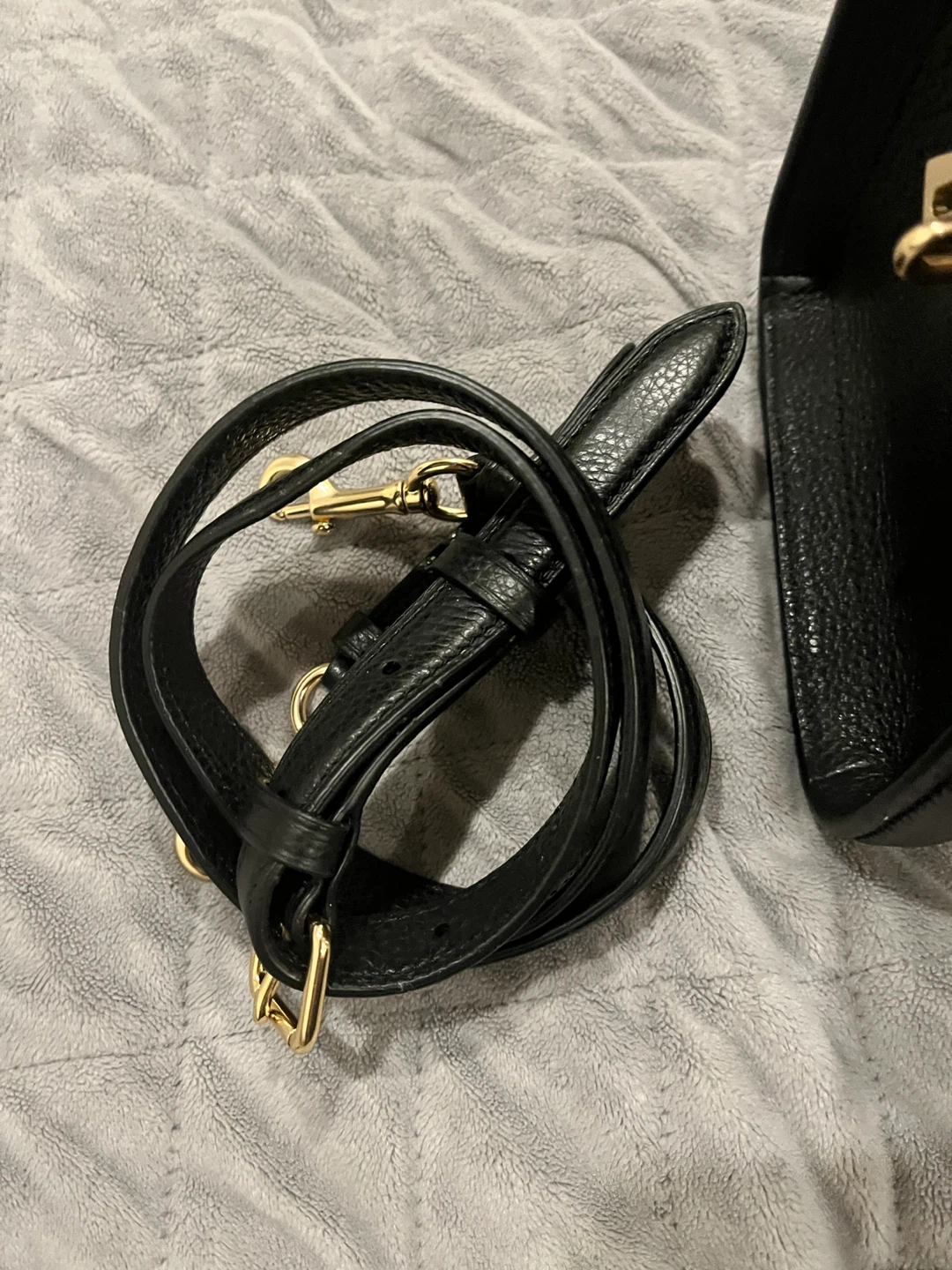 Coach Black Leather Satchel Handbag - photo 3