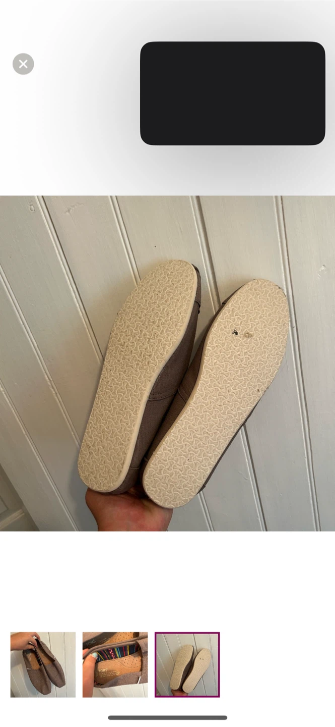 TOMS Size 10 Canvas Slip-On Shoes - photo 3