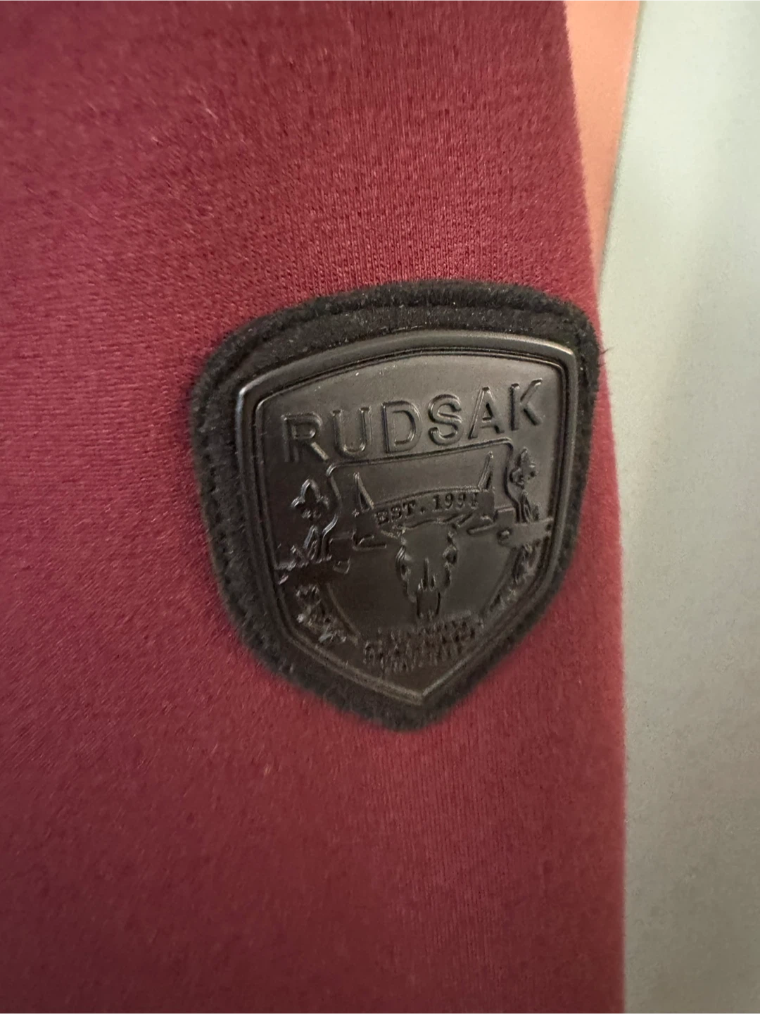 Rudsak coat (Burgundy (with black leather details) - photo 2