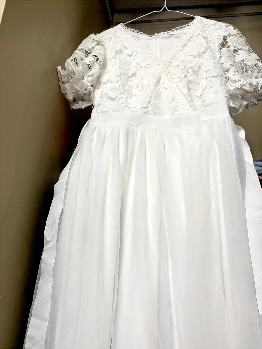 White dress