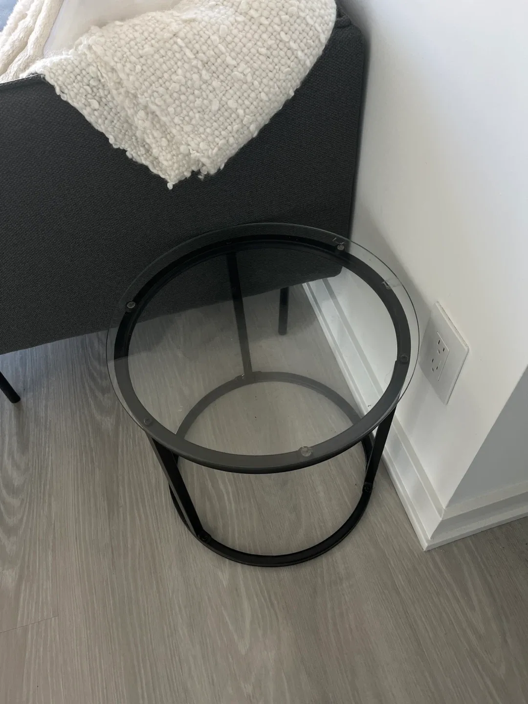 Black Glass Round Side Tables image indicator(4)