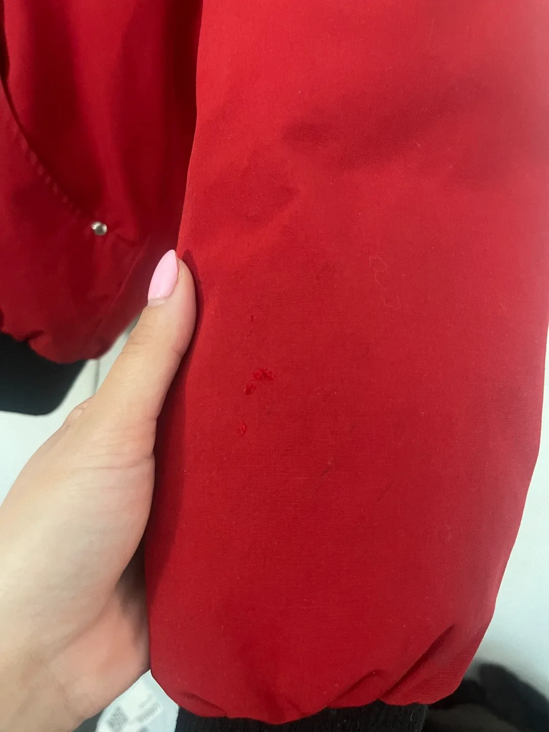 Moose Knuckles Red Bomber Jacket - Size XL image indicator(8)