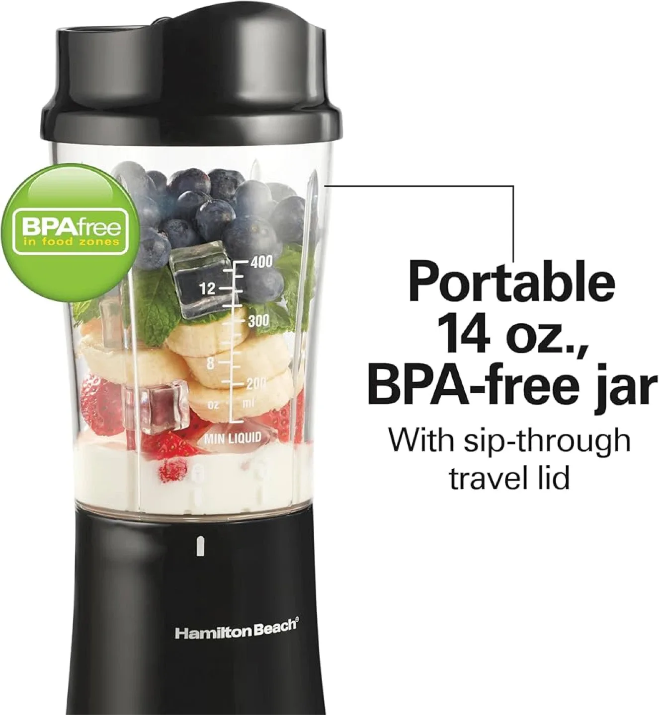 Hamilton Beach Personal Blender - Blend & Go image indicator(2)