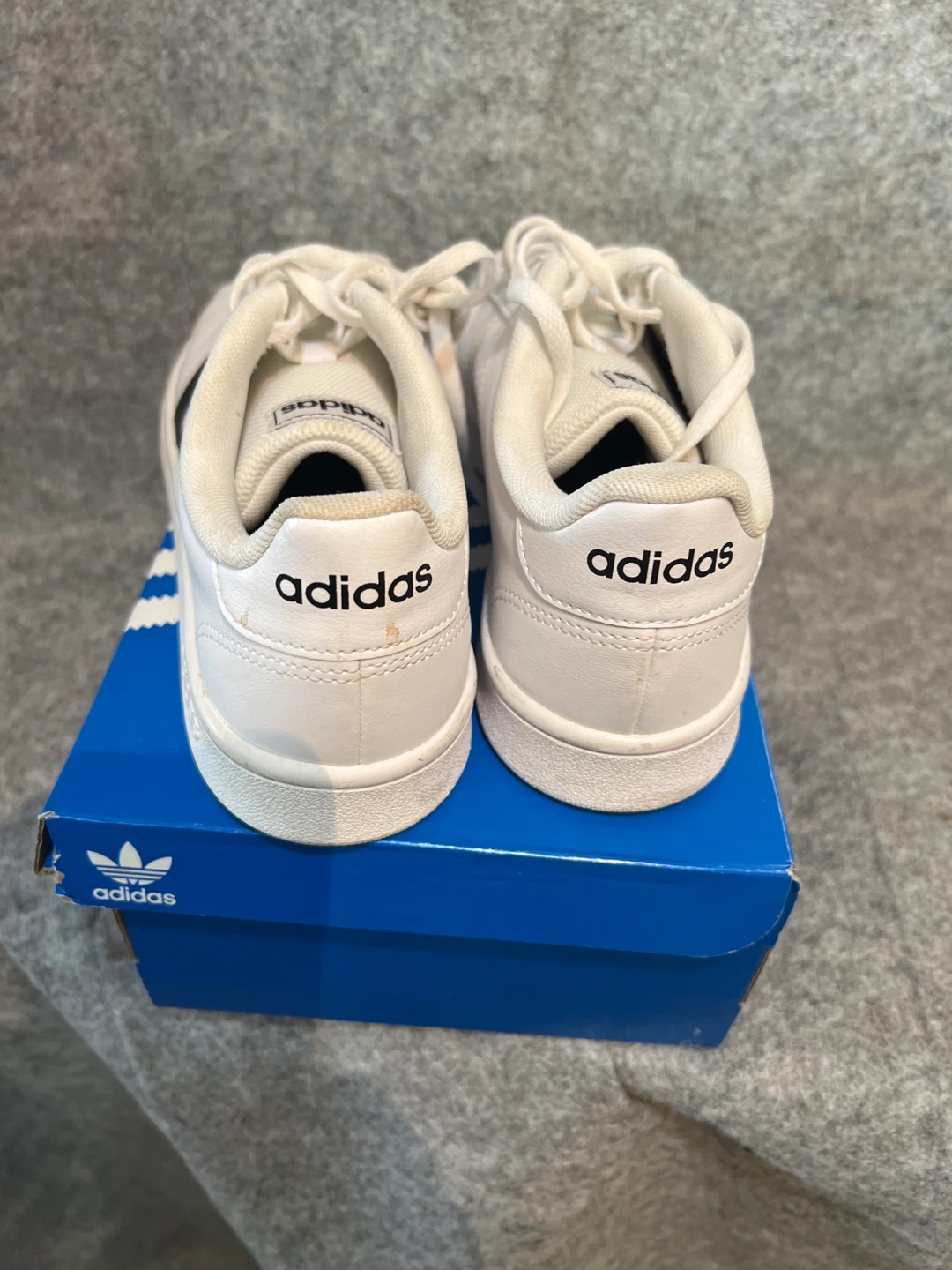 Adidas Grand Court White Sneakers - Size 8 - photo 3