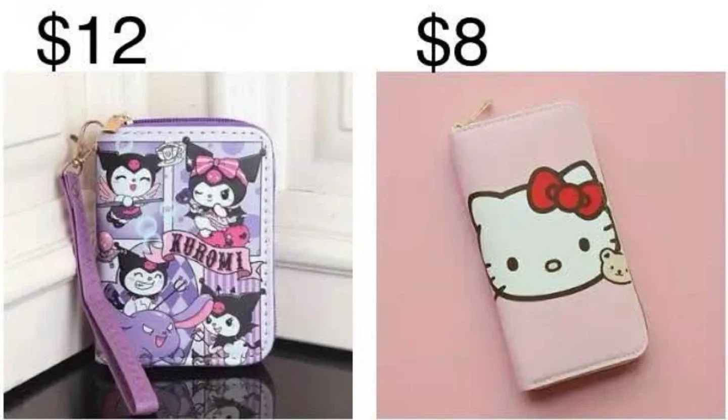 Disney Character Wallets - Winnie the Pooh, Stitch, Hello Kitty image indicator(2)