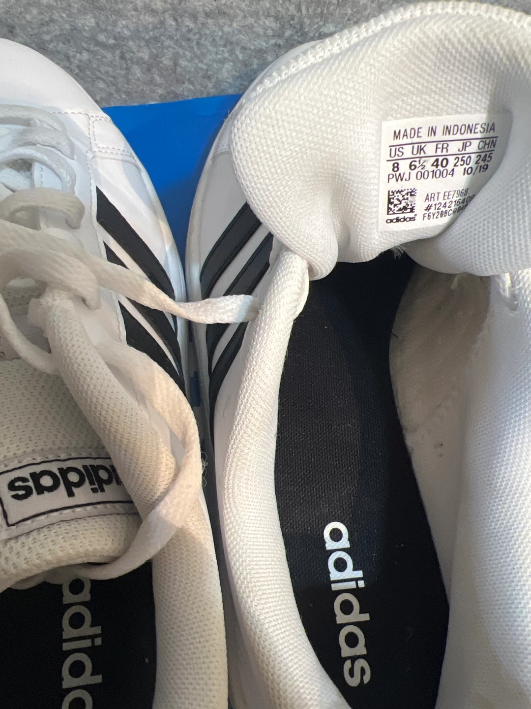 Adidas Grand Court White Sneakers - Size 8 - photo 5